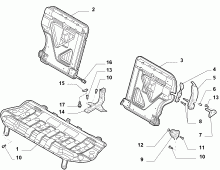 70613/01 REAR SEAT