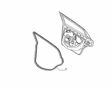 70136-080 REAR DOOR RING GASKET
