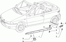 70712/00 НАРУЖНЫЕ НАКЛАДКИ И УПЛОТНИТЕЛИ 