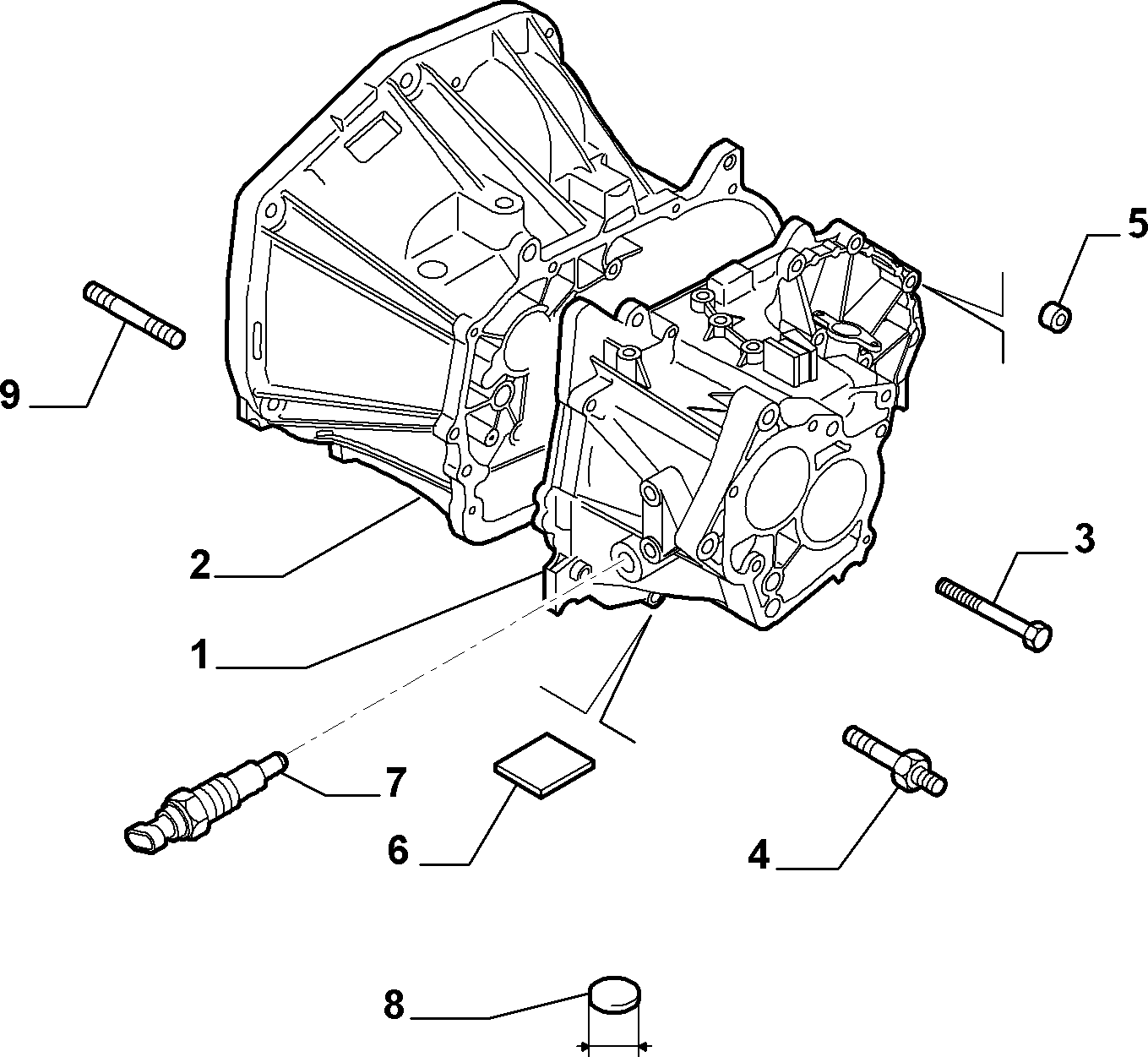 21207-010 GEARING AND STUD JOINTING