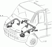 55523/00 ПУЧОК ПРОВОДОВ (ПЕРЕДНЯЯ ЧАСТЬ)