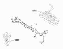 10201-030 ENGINE WELL FUEL PIPES