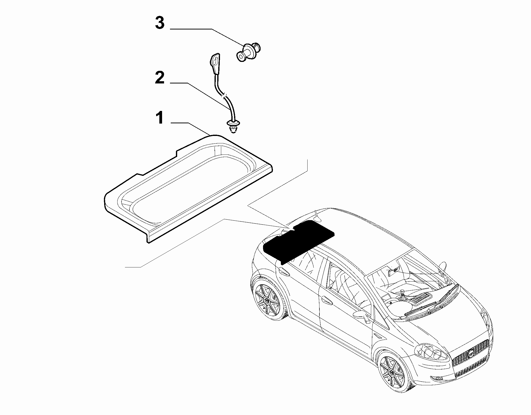 70523-070 PARCEL SHELF