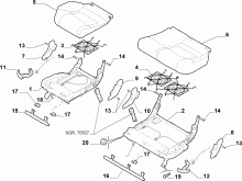 70613/05 REAR SEAT
