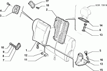 70613/01 REAR SEAT
