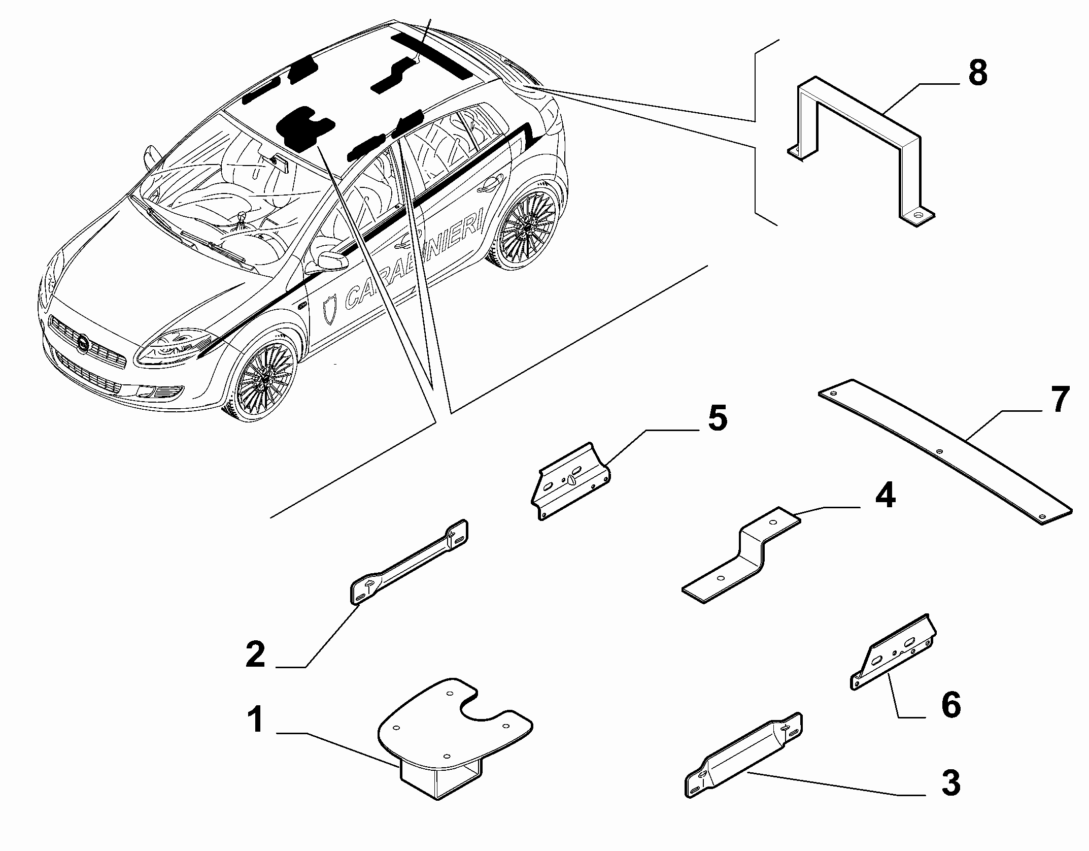 55530-050 SUPPORTS AND STIFFENERS FOR ITEMS