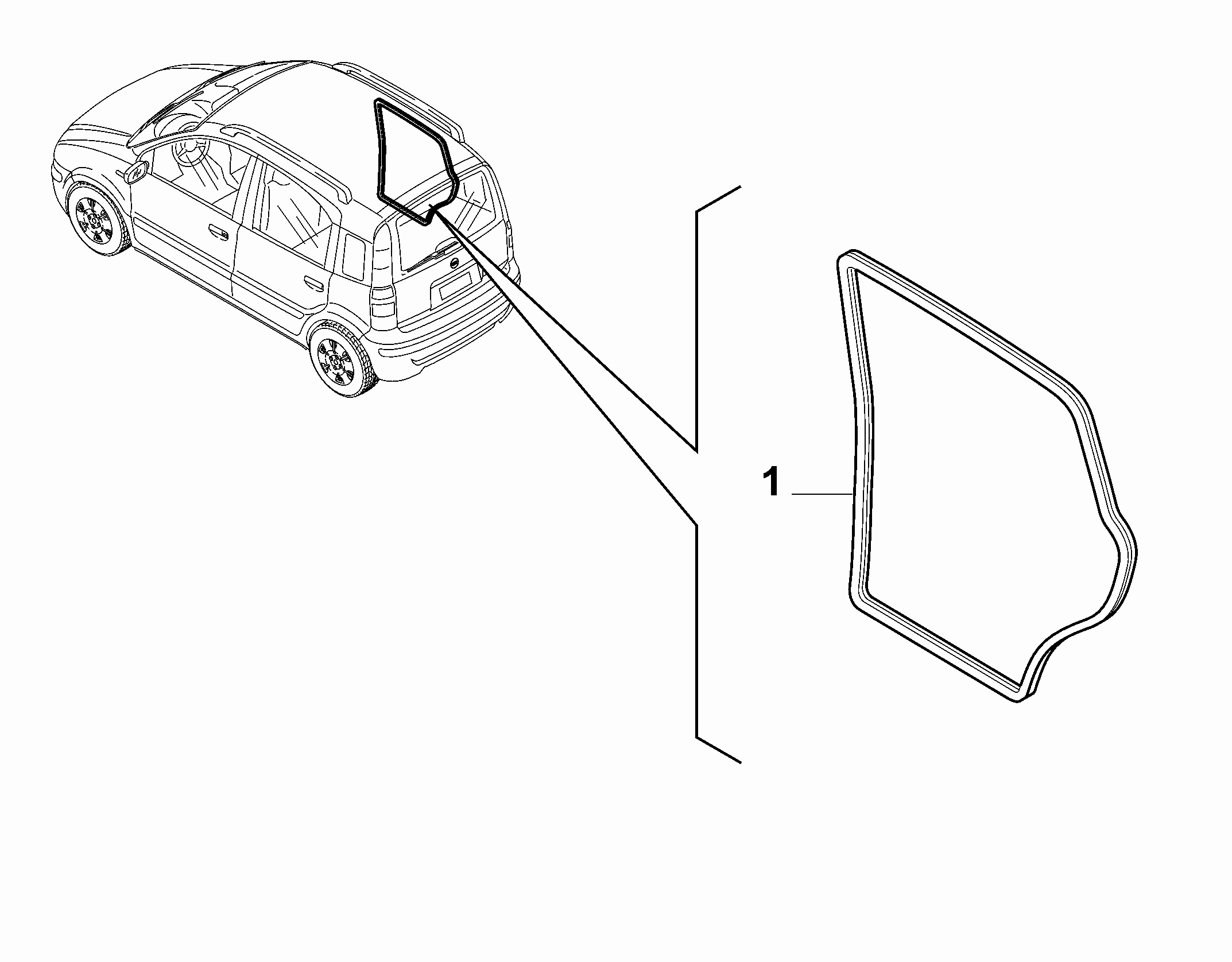 70136-080 REAR DOOR RING GASKET