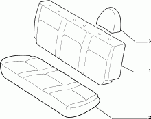70615/00 REAR SEAT LINING 