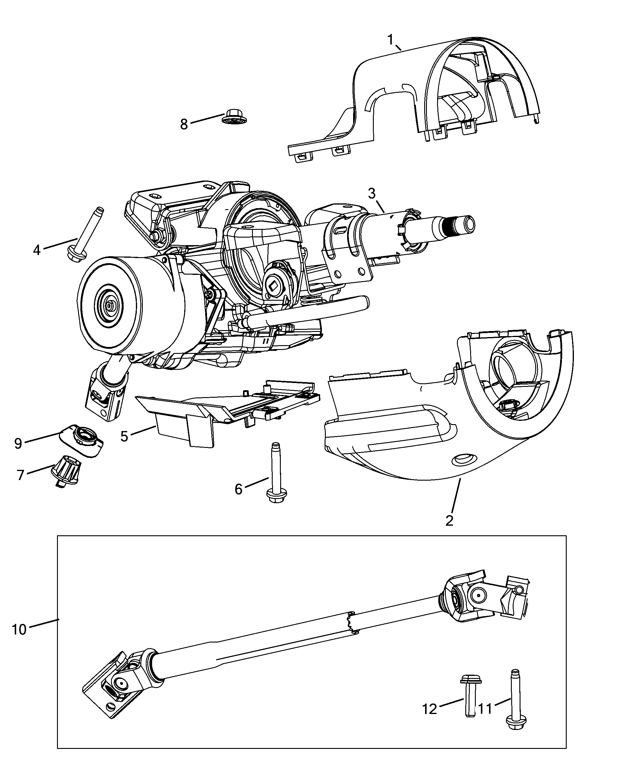 41201-020 POWER STEERING SHAFT
