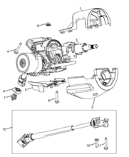 41201-020 POWER STEERING SHAFT