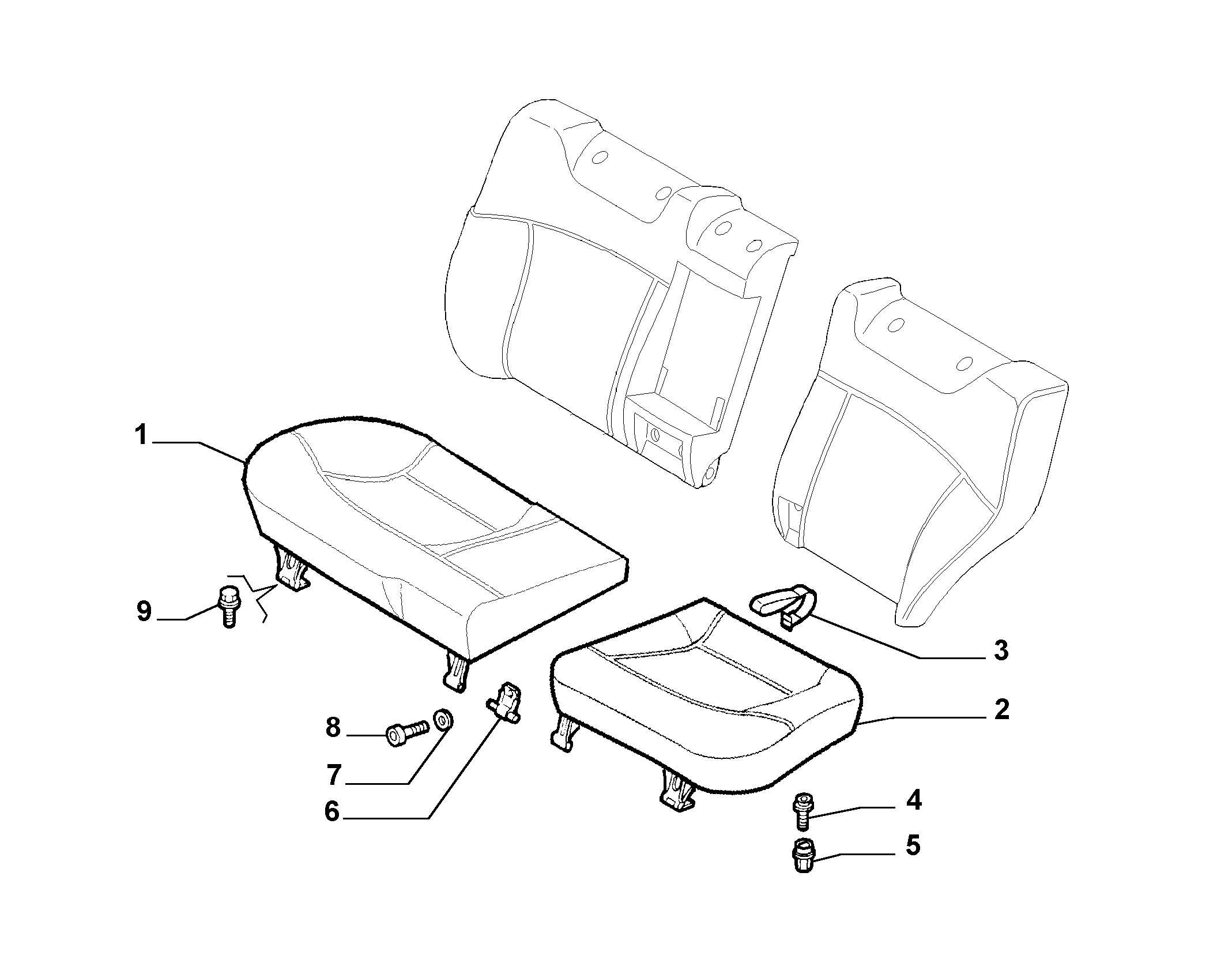 70613/02 REAR SEAT