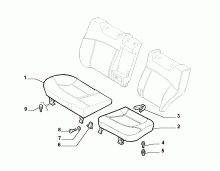 70613/02 REAR SEAT