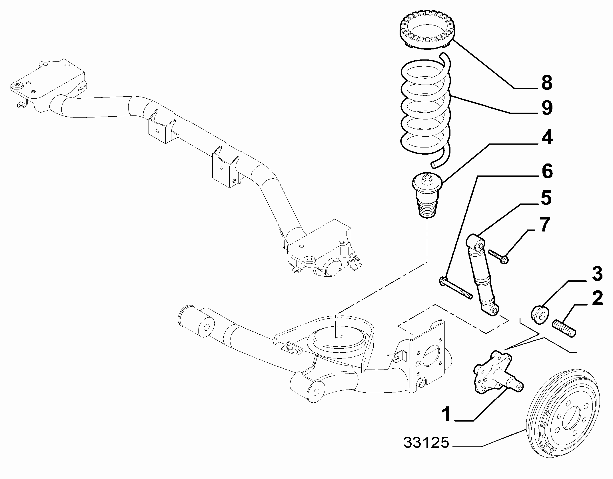 44305-020 REAR SHOCK ABSORBERS AND SPRINGS