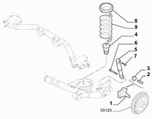 44305-020 REAR SHOCK ABSORBERS AND SPRINGS
