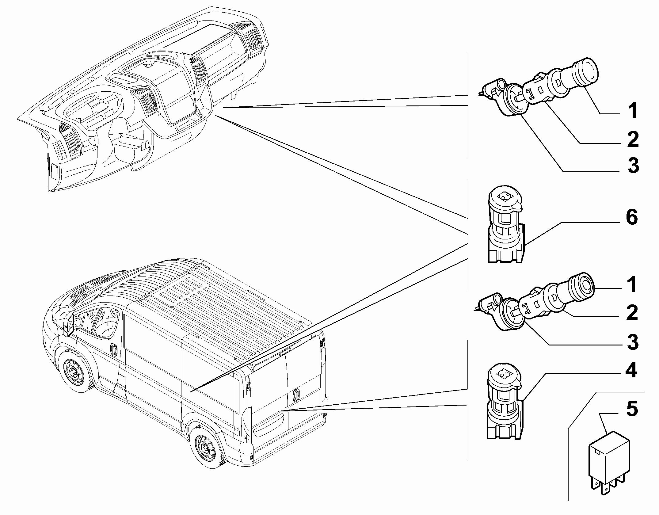 55402-030 TRUNK LIGHT