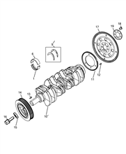 10103-010 ENGINE SHAFT AND HALF BEARING