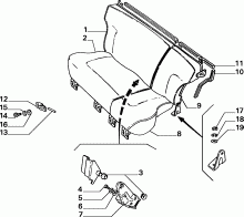 70613/02 REAR SEAT