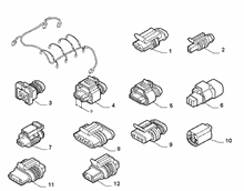10226-060 ENGINE HARNESS CONNECTORS