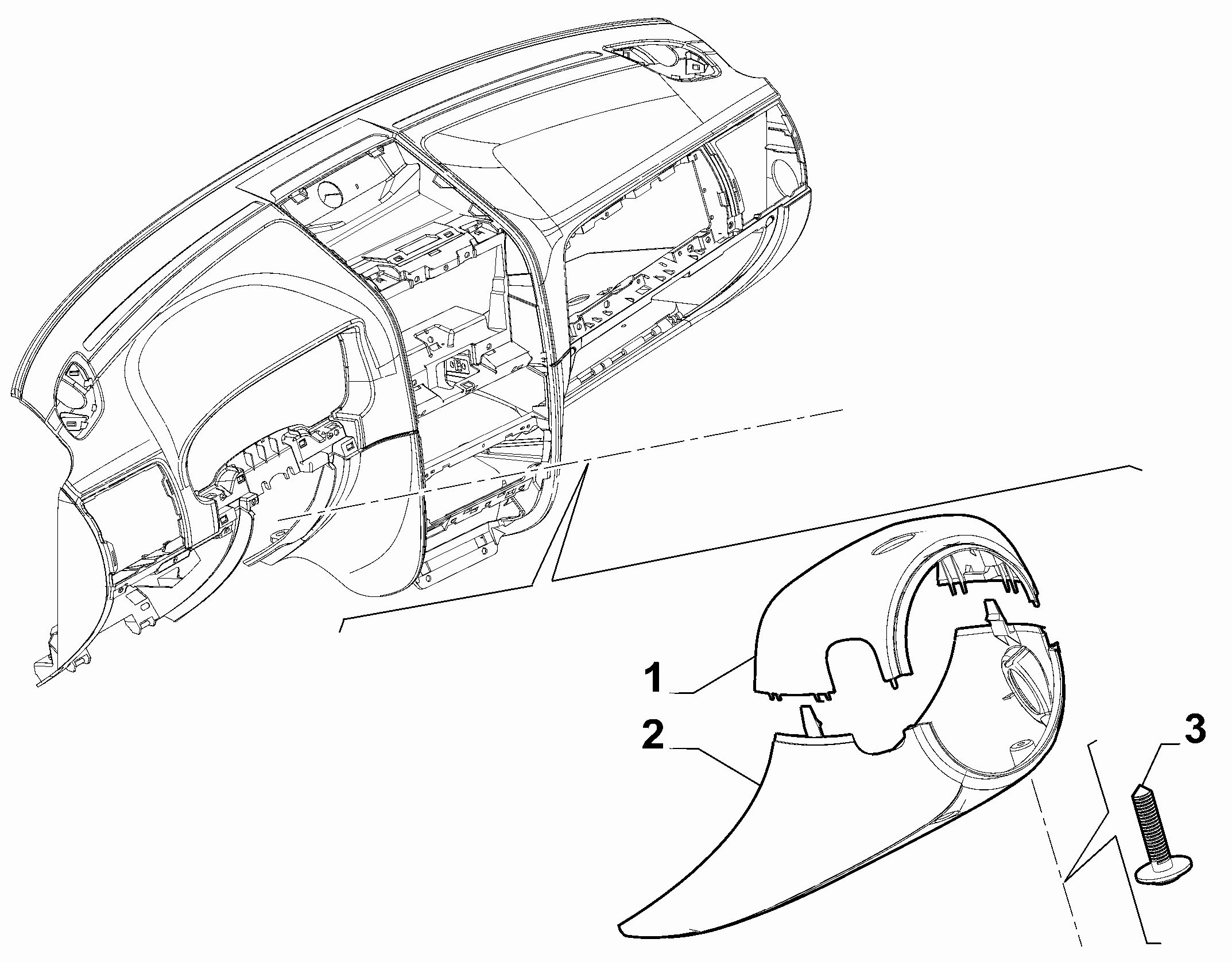 70502-060 STEERING COLUMN GUARDS