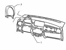 70502-010 DASHBOARD INSTRUMENT HOLDER
