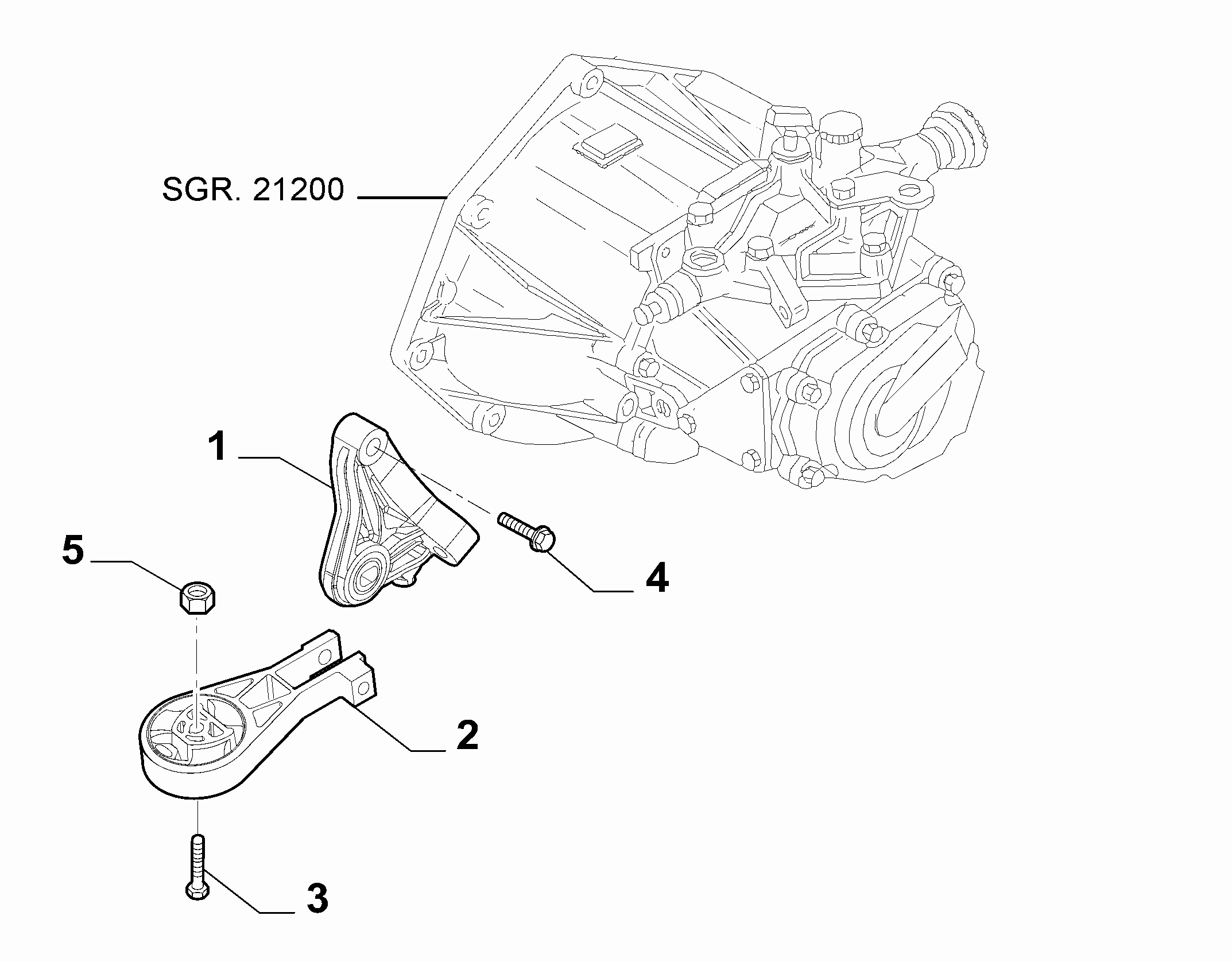 10002-030 AXLE INLET SCREW ANCHOR AND TENSION ROD SUSPENSION