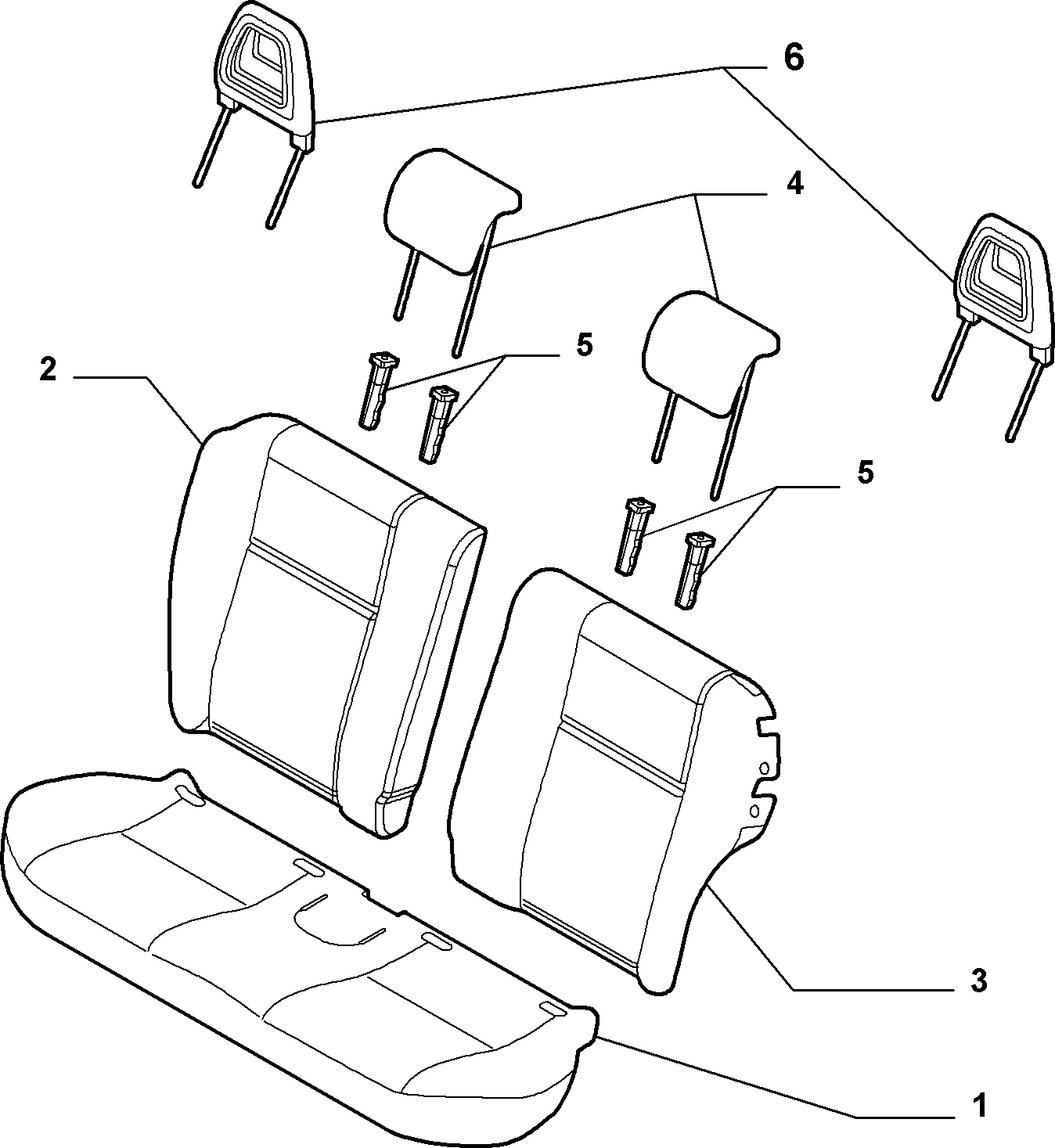 70615/03 REAR SEAT LINING