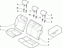 70615/05 REAR SEAT LINING