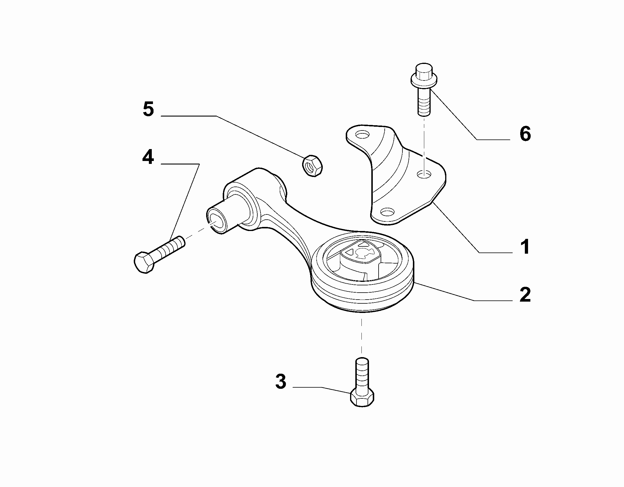10002-030 AXLE INLET SCREW ANCHOR AND TENSION ROD SUSPENSION