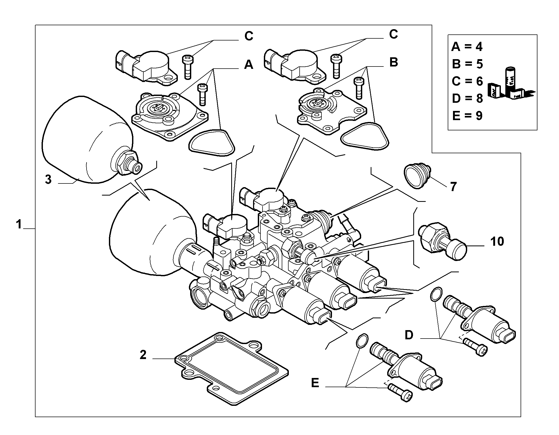 21200-080 TRANSMISSION CONTROL MODULE, VALVE UNIT AND SENSORS