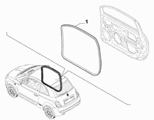 70129-080 FRONT DOOR RING GASKET