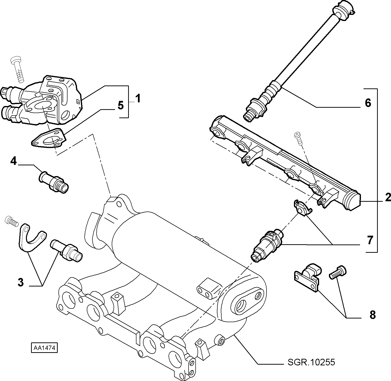 55196967 AIR DUCT SYSTEM