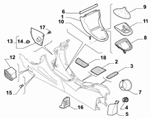 70504-040 COVERS  -  BEZELS - AIR DIFFUSER