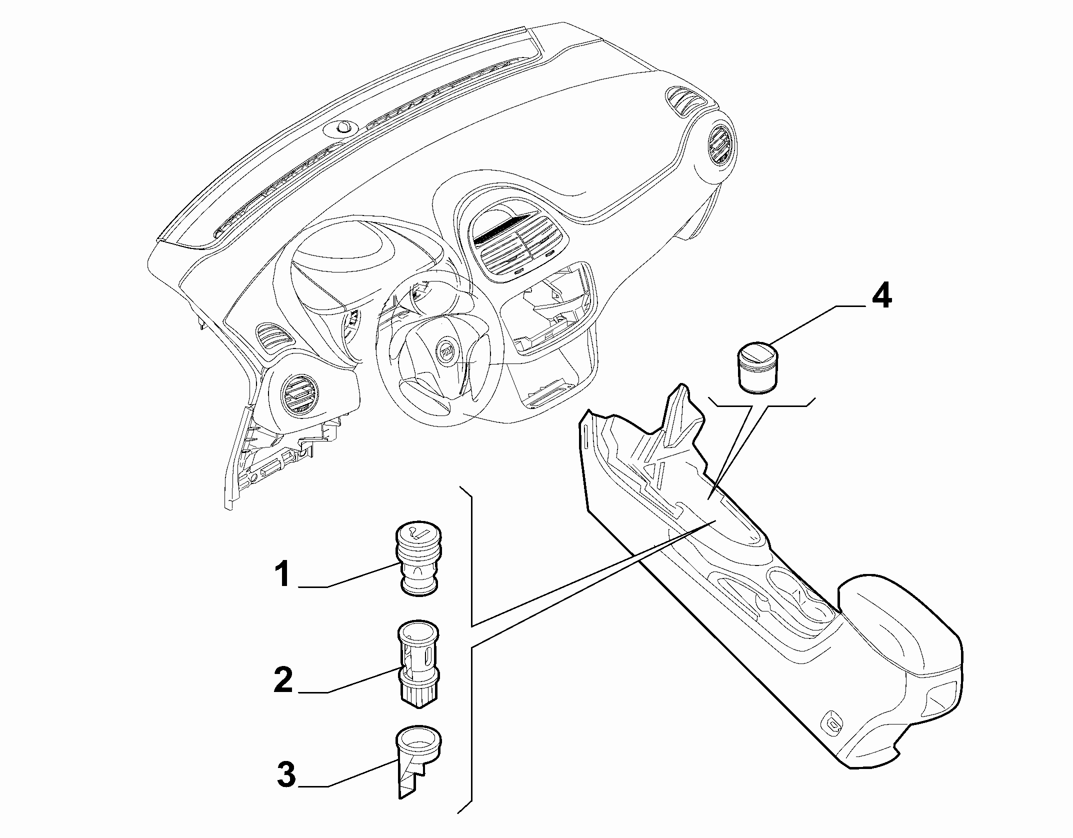 70504-030 ASHTRAY AND ACCESSORIES