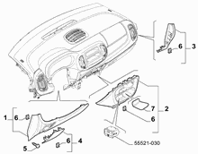 70502-050 BOOT LID COVERS