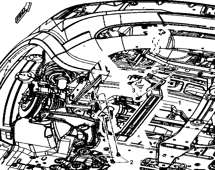 44301-030 CROSS ARM AND TORSION BAR