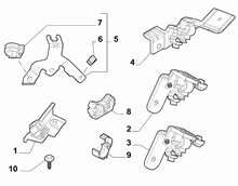 41207-040 HYDRAULIC SYSTEM CLAMPS