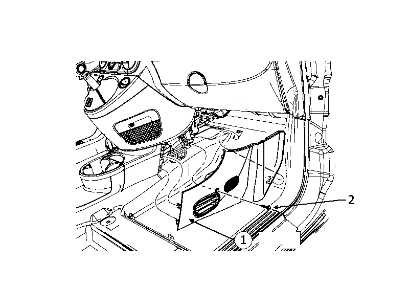 70504-010 SHAFT TUNNEL CONSOLE