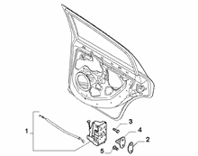 70136-050 REAR DOOR LOCK