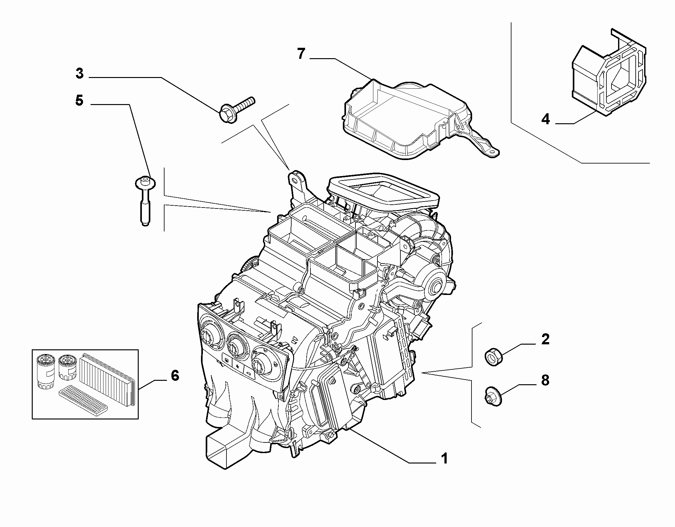 50101-010 HEATER/AIR CON