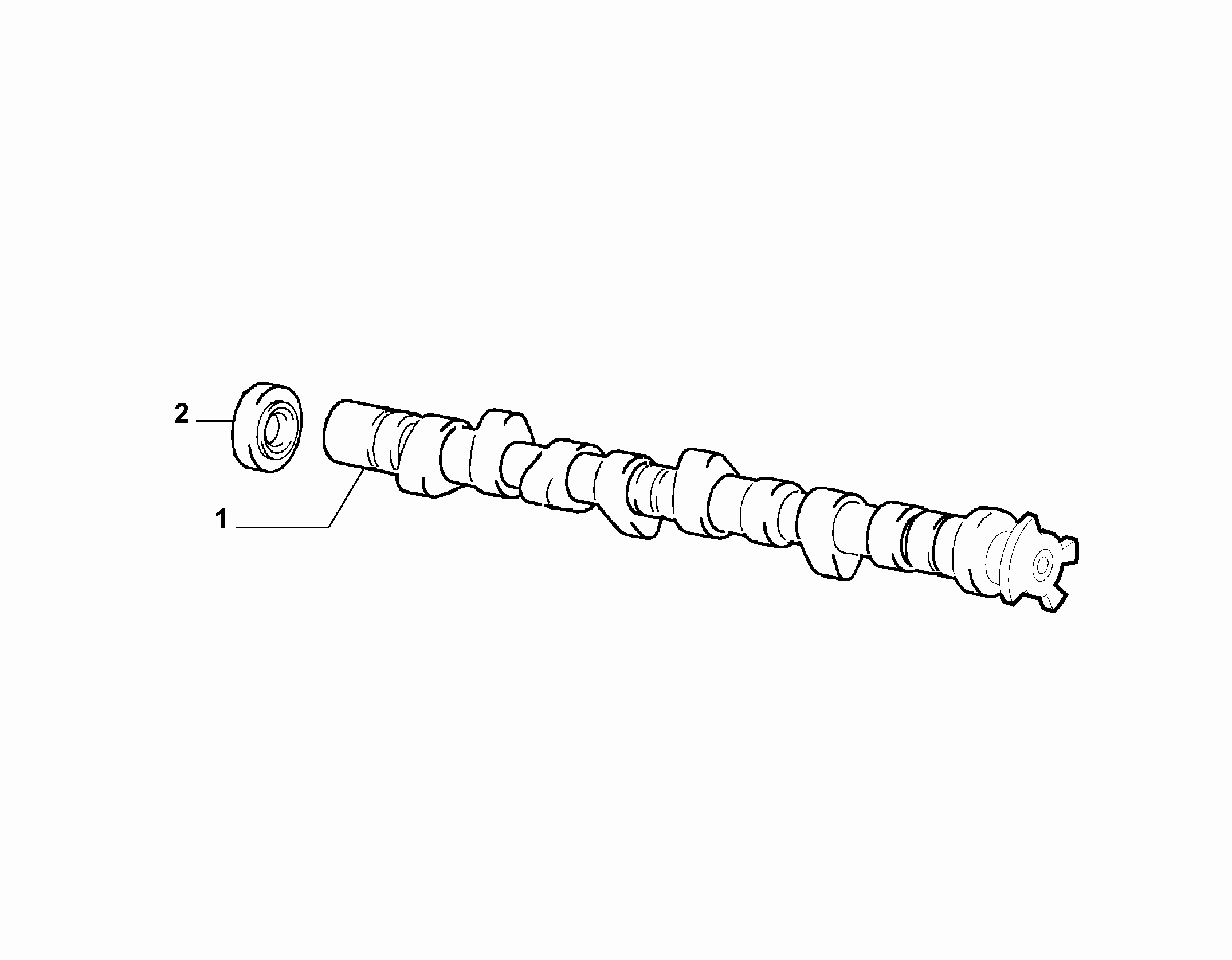 10107-010 CRANKSHAFT AND GEAR TIMING SYSTEM