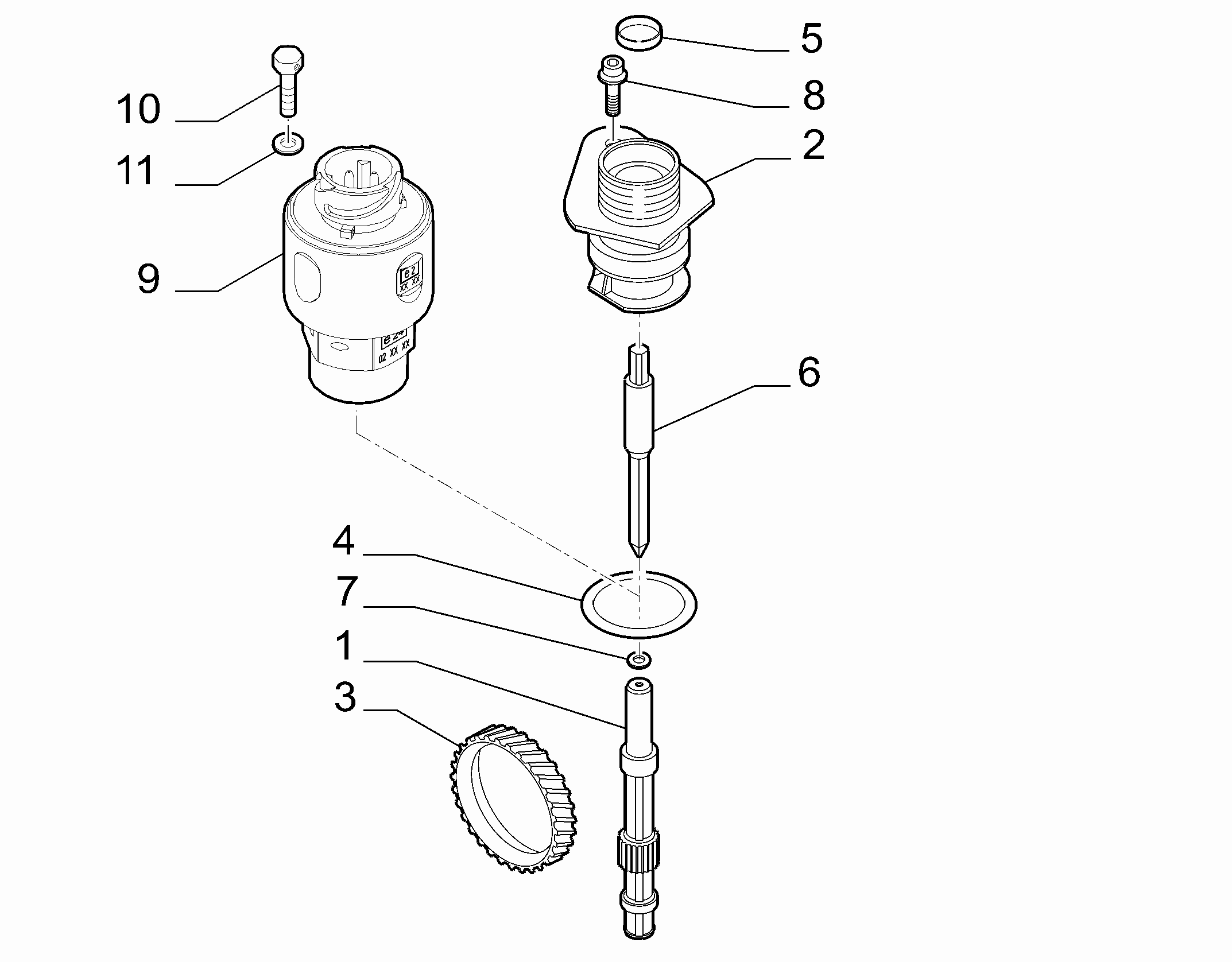 21220-035 SPEEDOMETER CONNECTOR