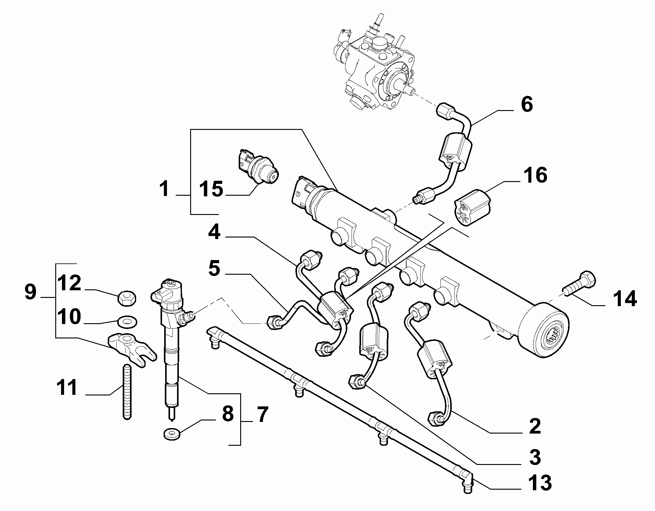 10226-020 HYDRAULIC COUNTER AND INJECTORS