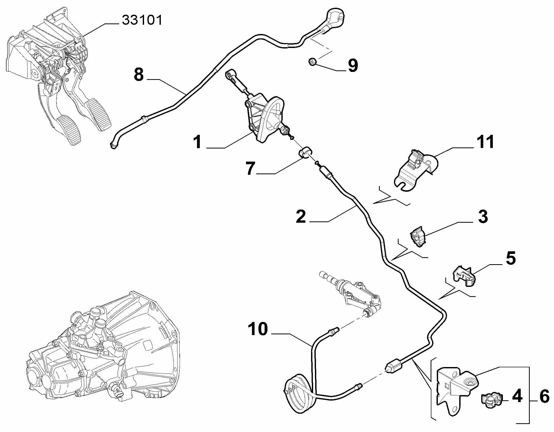 18103-010 CLUTCH PUMP AND CASING