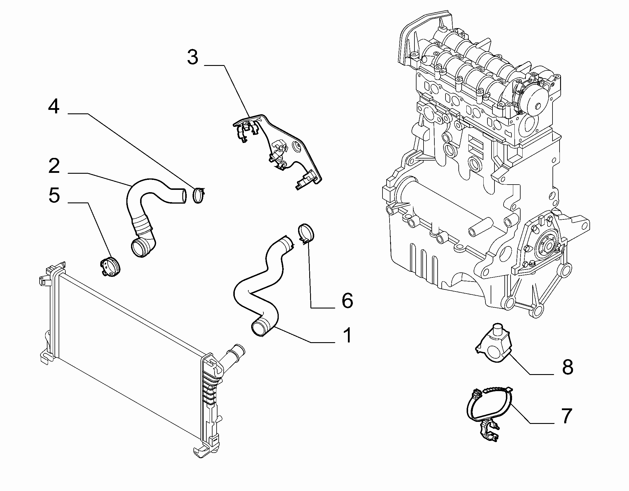 10401-030 RADIATOR PIPING