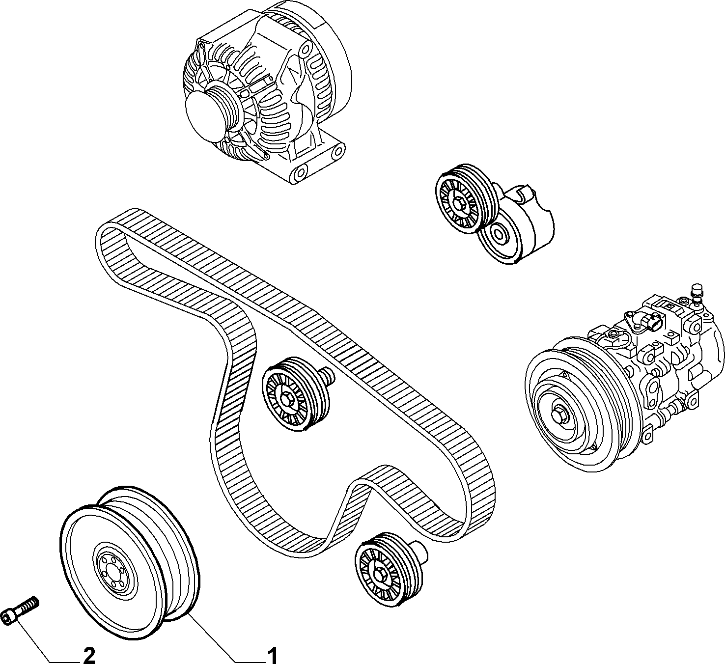 10115-010 BELTS AND PULLEYS