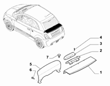 70523-070 PARCEL SHELF