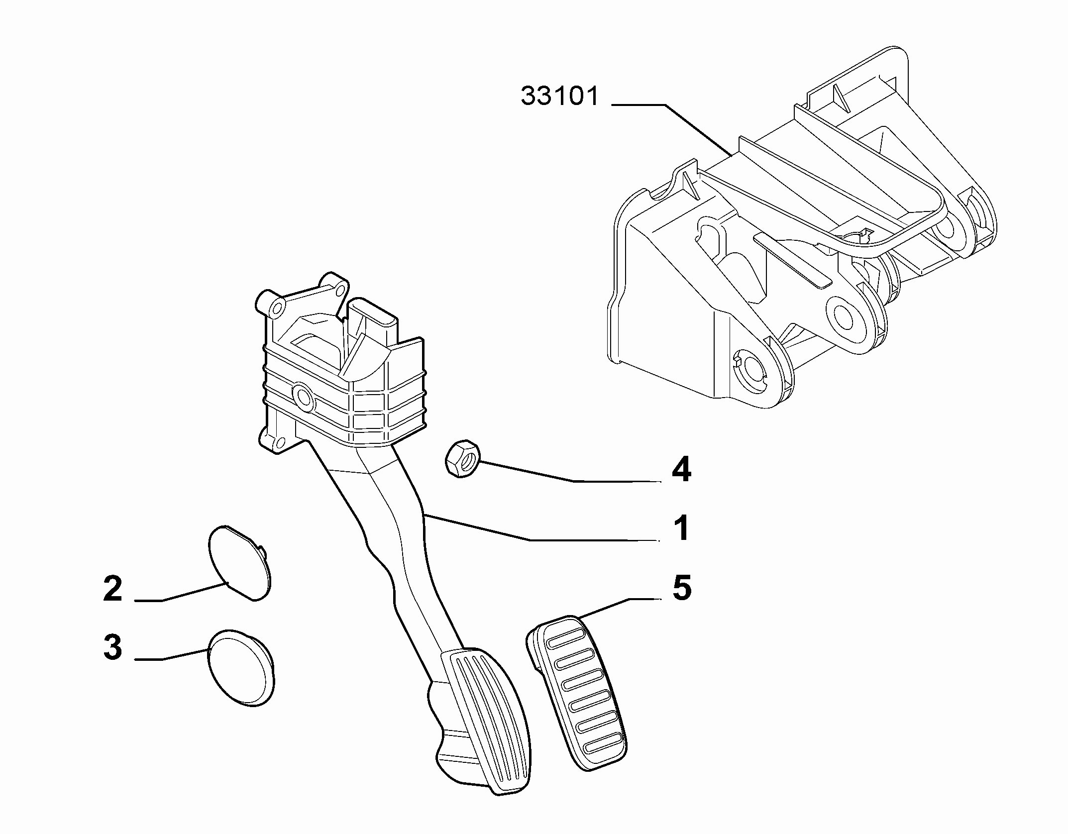 10222-010 ACCELERATOR PEDAL COMMAND