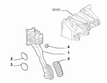 10222-010 ACCELERATOR PEDAL COMMAND