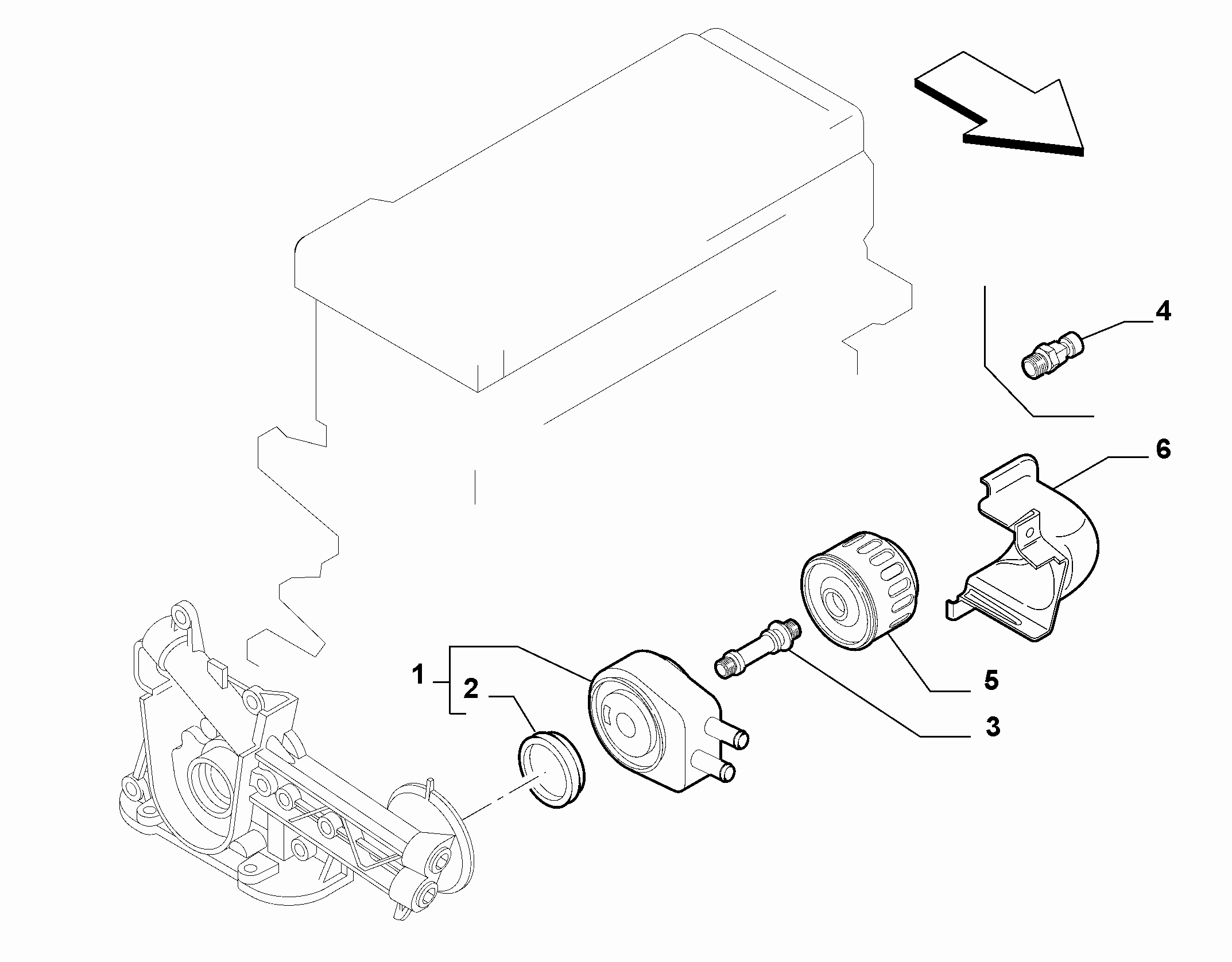 10301-040 OIL FILTER SUPPORT