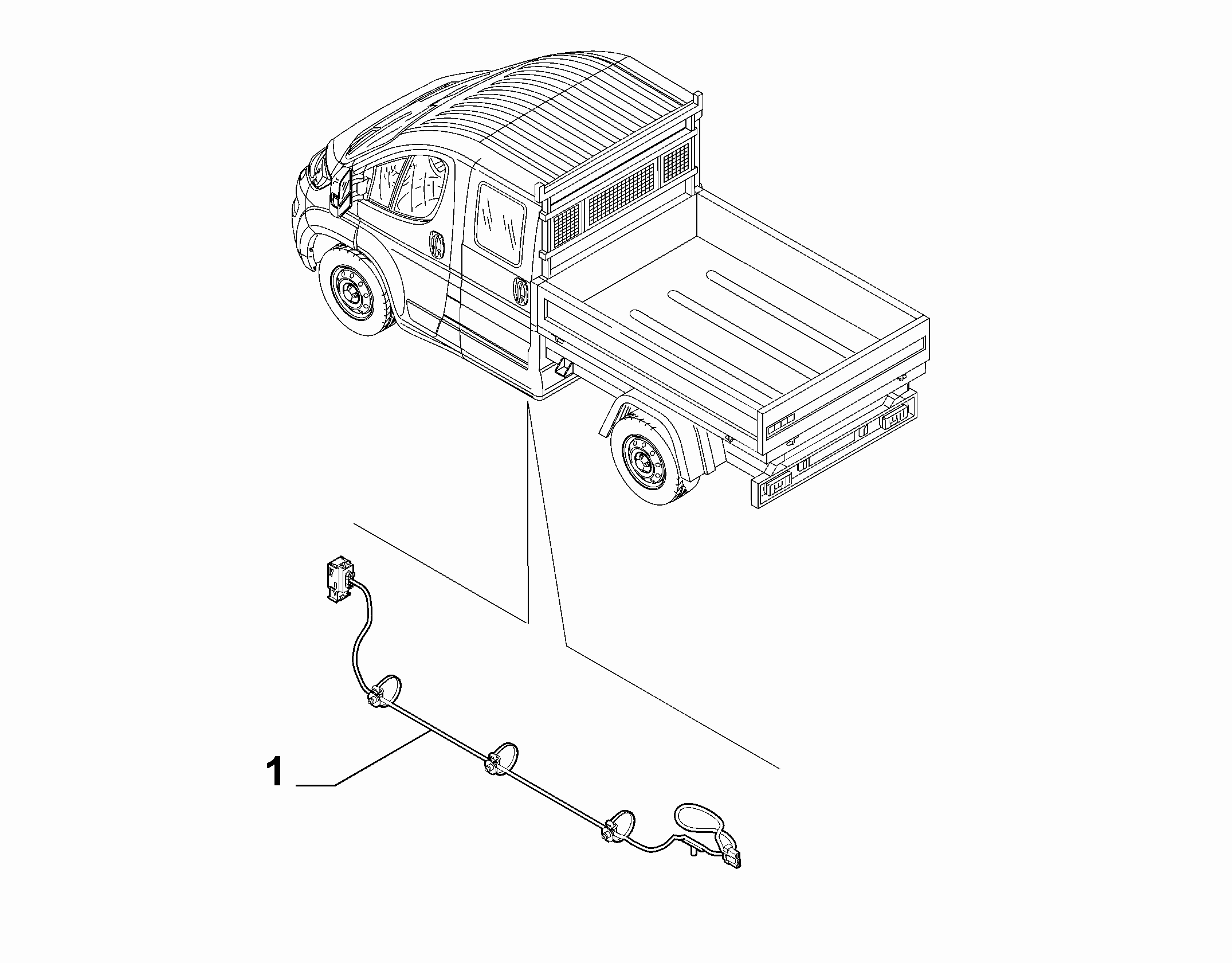 55526-020 REAR DOOR HARNESS